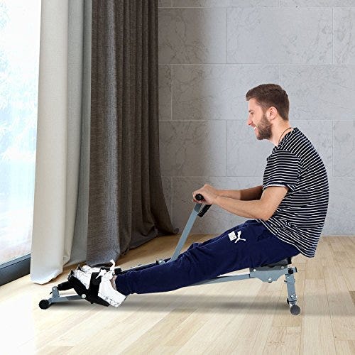 HOMCOM Máquina de Remo Ajustable