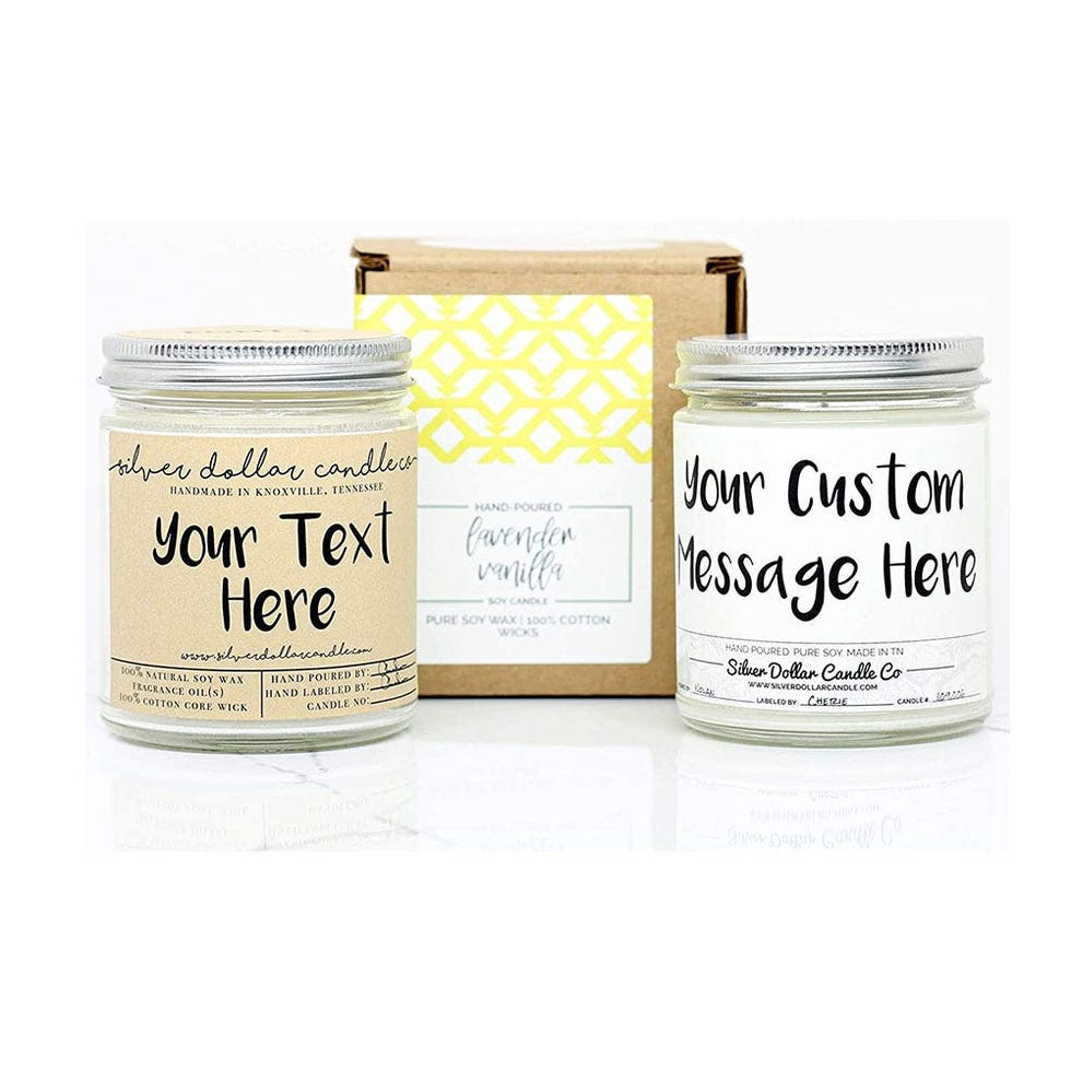 Silver Dollar Candle Co. Personalized Soy Wax Scented Candle Silver Dollar Candle Co. Personalized Soy Wax Scented Candle