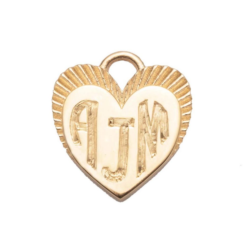 Engravable Heart Miniature Medallion 