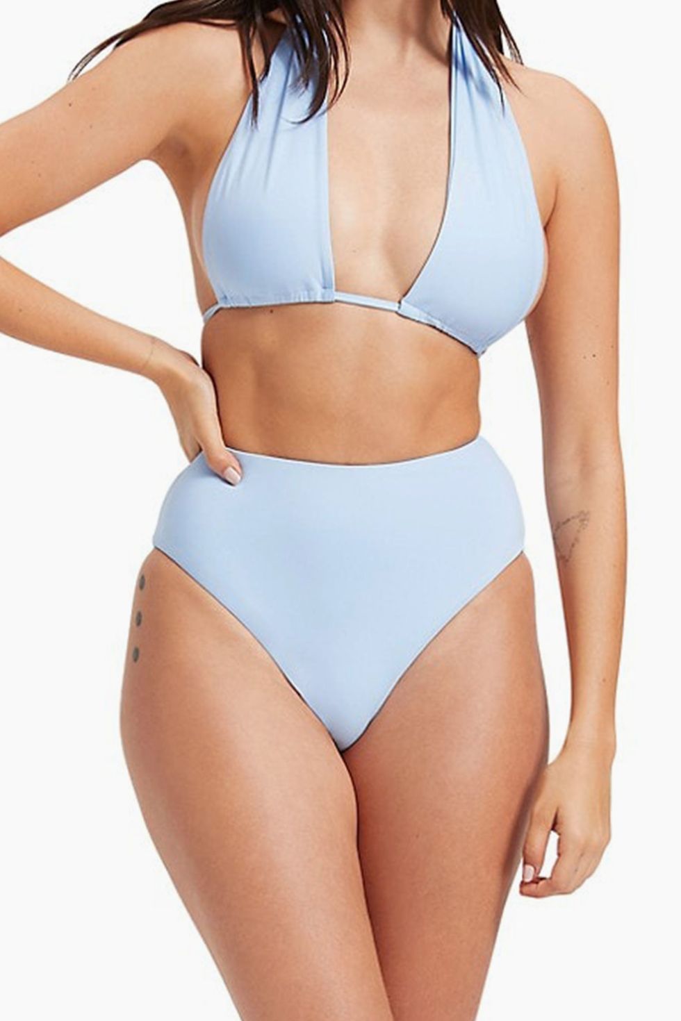 MODERN GRAPHIC High Waist Bikini Bottom - Modern print