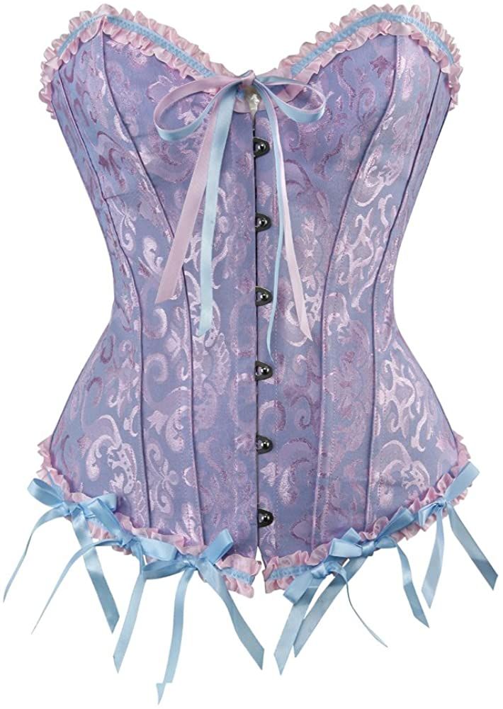  Lace-Up Boned Over-bust Corset 
