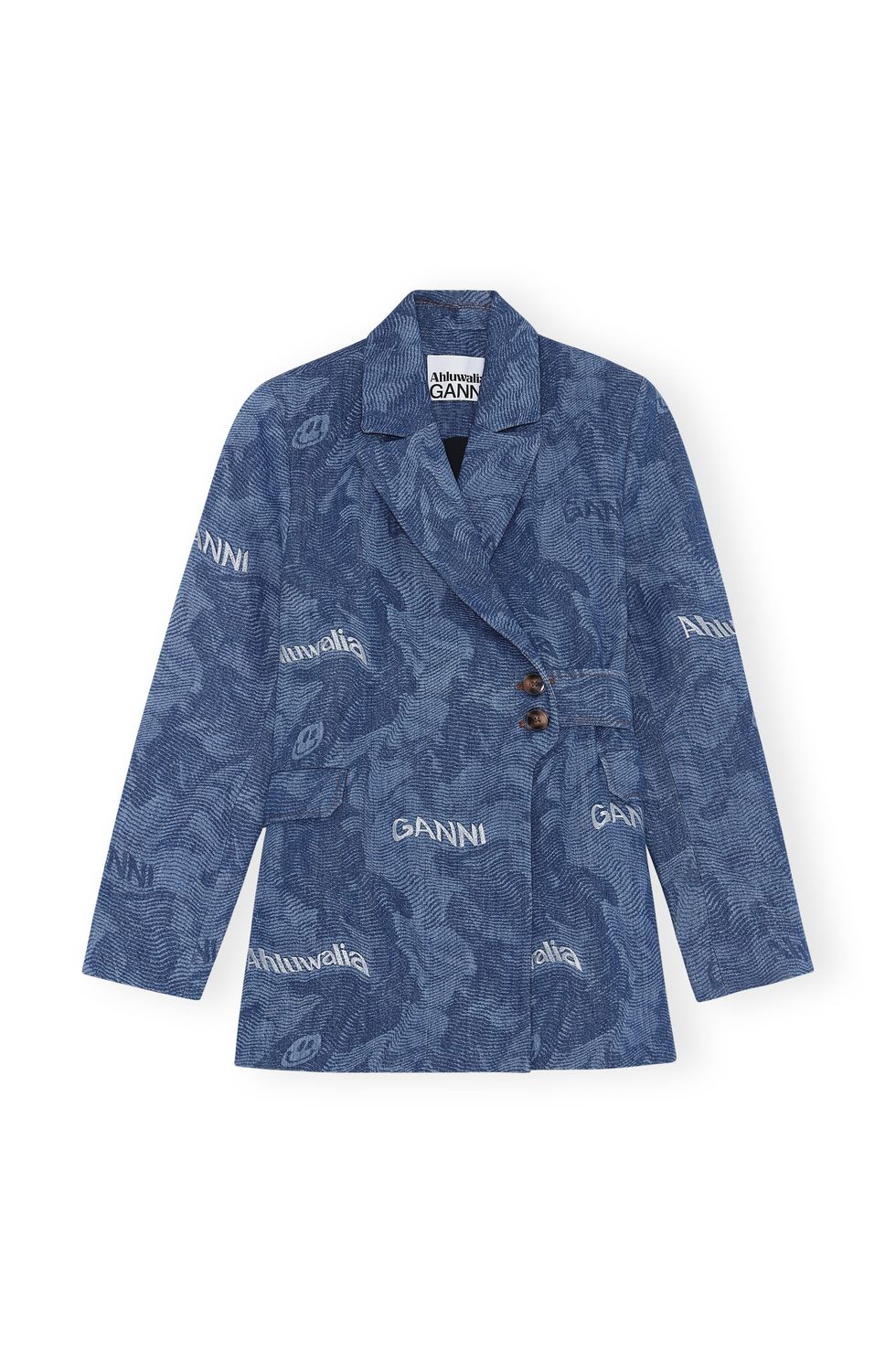 Louis Vuitton x Supreme Jacquard Denim Overalls - Blue, 13 Rise