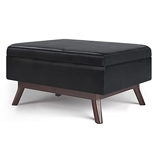 Leather Storage Coffee Table 