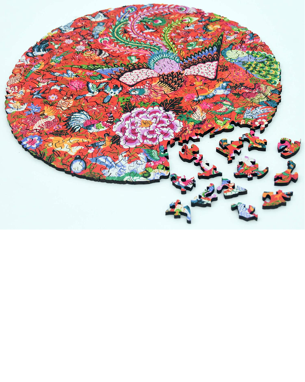 "Hundred Birds Paying Homage to the Phoenix" Puzzle