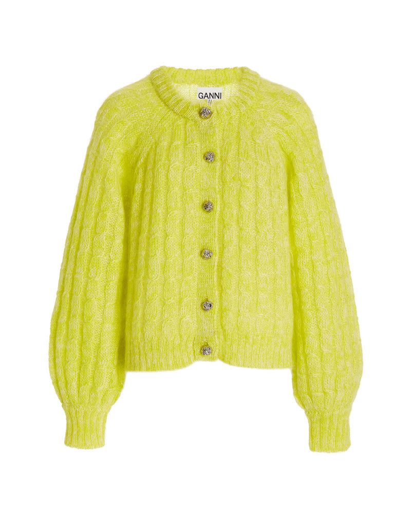 Mohair Cable Cardigan