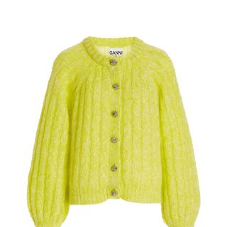 Mohair Cable Cardigan