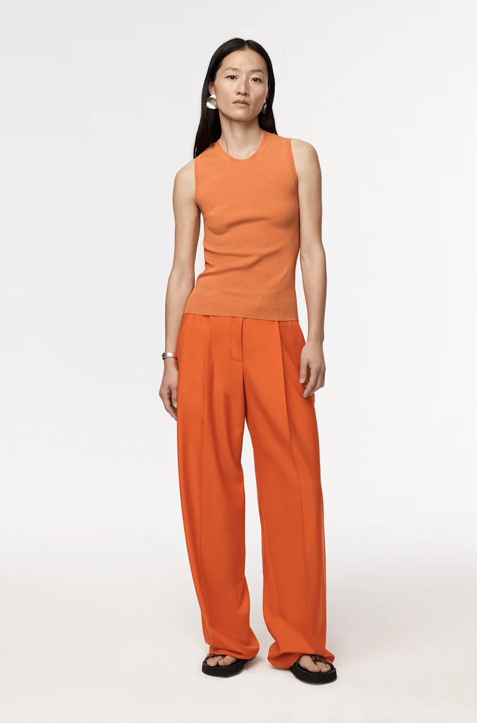 Relaxed Wide Leg Pant