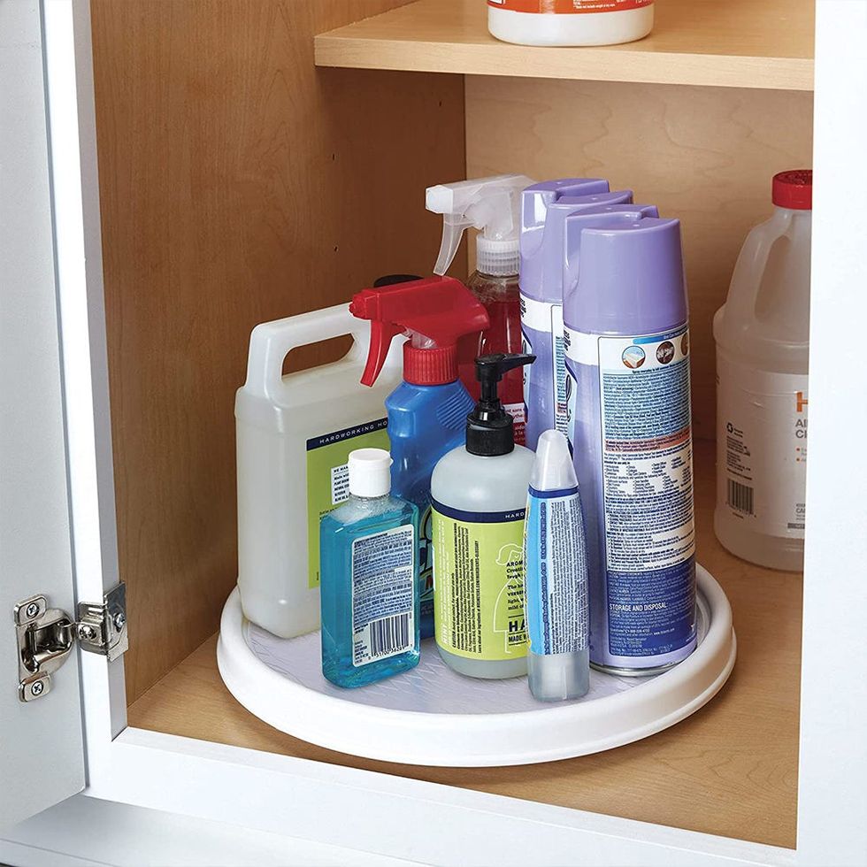 2-tier Clear Under Sink Organizers And Storage Medicine Cabinet Organizer  With Dividers, Pull Out Kitchen Pantry Shelf Cupboard Closet Vanity  Organization Bins, Home Supplies - Temu