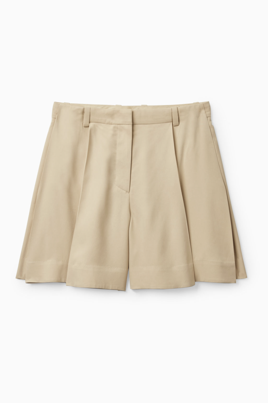 Tailored Silk Shorts