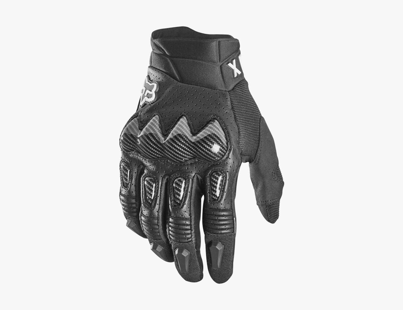 Motorbike Motorcycle Cycling Gloves Short Leather Protection Bomber full finger 