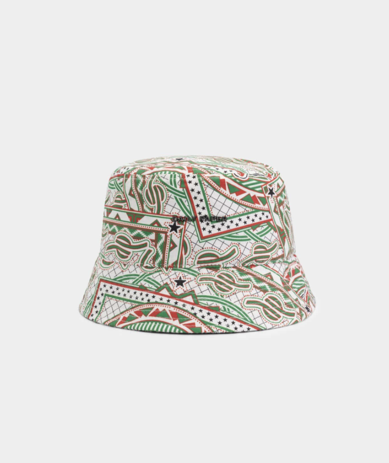 Green Red Mantas Hat