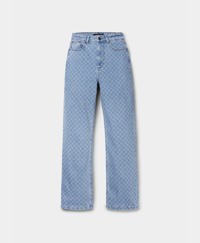 Blue Monogram Mel Jeans