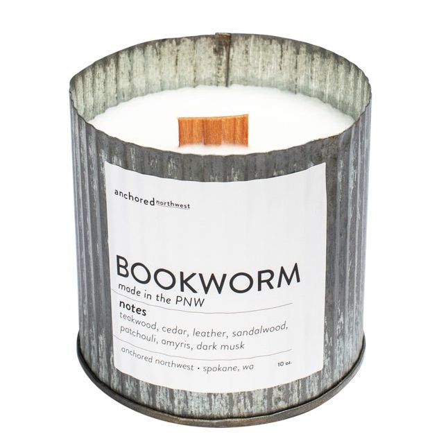 Bookworm Book Lover Candle 