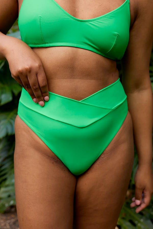  HaiiMeid Women High Waisted Bikini Tummy Control