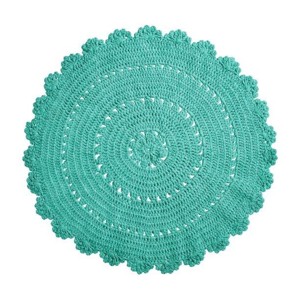  The Pioneer Woman Round Cotton Crochet Accent Rug