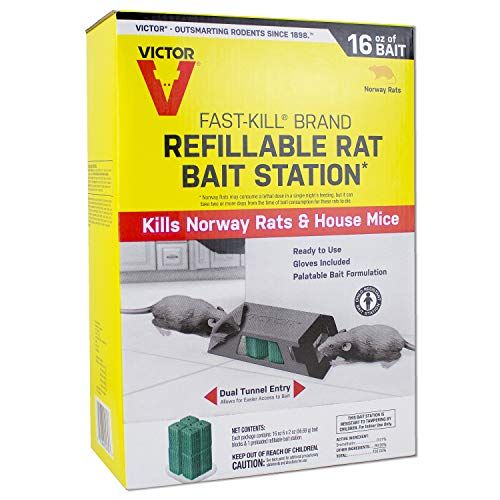 Refillable Rat Poison Bait Station