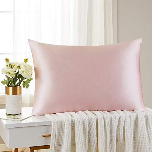 Mellanni Pink Silk Pillowcase 