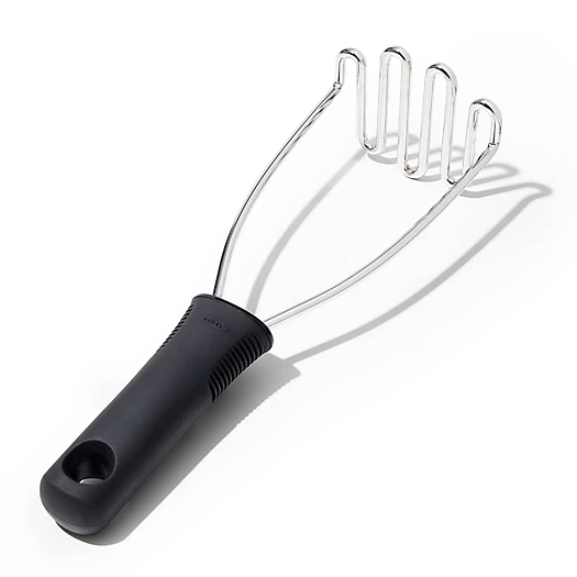 Farberware Professional Stainless Steel Potato Masher with Black Handle