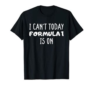 camiseta de fórmula 1