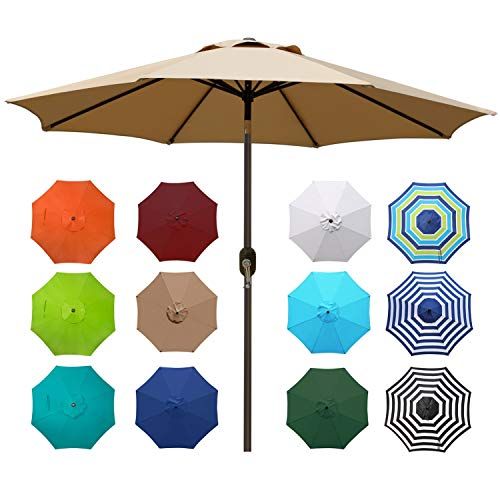 9' Outdoor Market Patio Umbrella