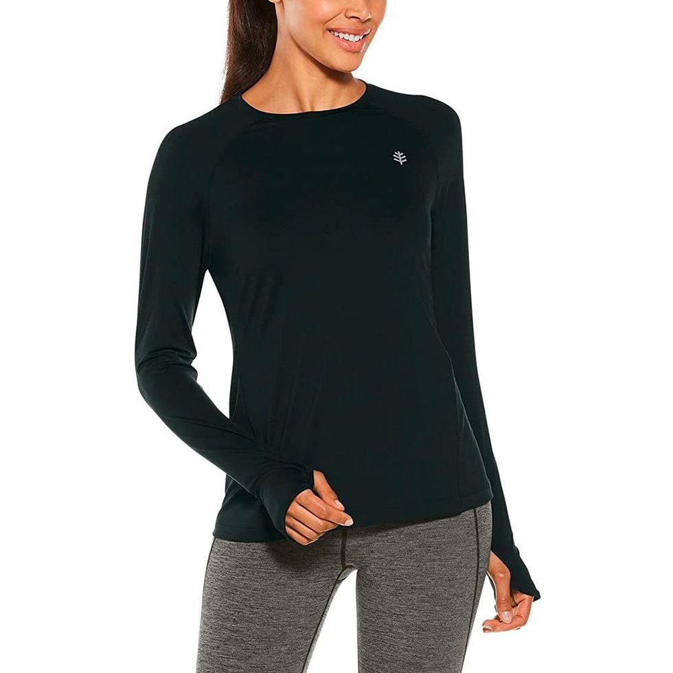  Womens Long Sleeve UPF 50+ Workout Tops Ladies