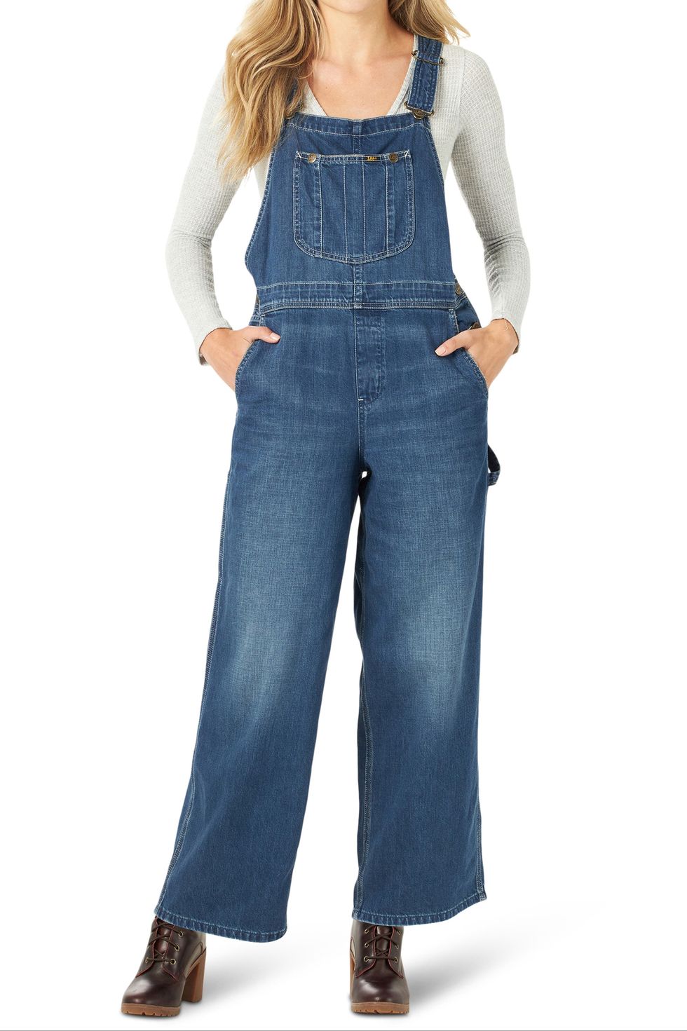 Lee Relaxed Denim Overalls