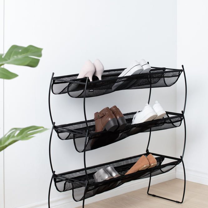 27 Stellar Shoe Storage Ideas For Small Spaces - Tiny Partments  Shoe  storage small space, Wooden shoe racks, Wooden shoe storage