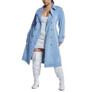 Denim Trench Coat