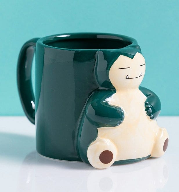 Mug Berbentuk Pokemon Snorlax Mug Berbentuk Pokemon Snorlax
