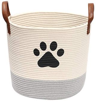 Xbopetda Round Cotton Rope Storage Basket