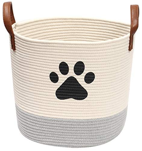 Round Cotton Rope Storage Basket