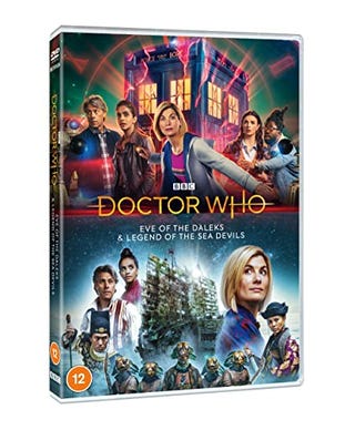 Boxset de Doctor Who 'Eye of the Daleks' y 'Legend of the Sea Devils'