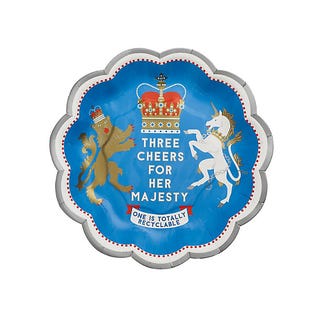 12 Talking Tables Queens Jubilee Eco Paper Plate