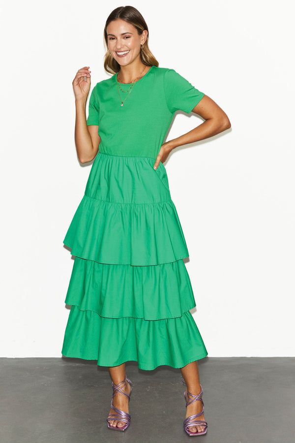 Never Fully Dressed Green Carrie Dress