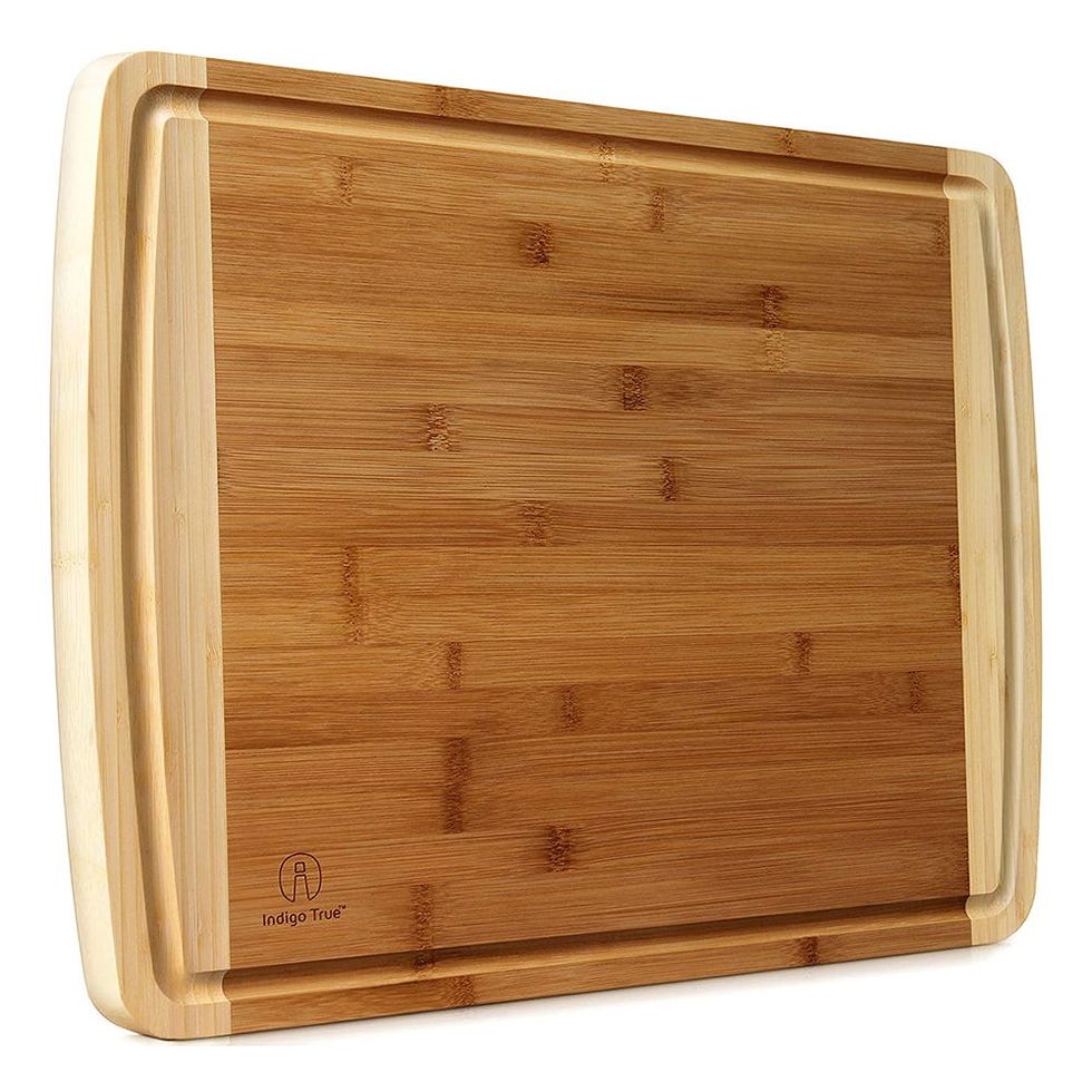 Gorilla Grip Original Oversized Cutting Board, 3 Piece, BPA Free,  Dishwasher Safe, Juice Grooves, Larger Thicker Boards, Easy Grip Handle,  Non Porous
