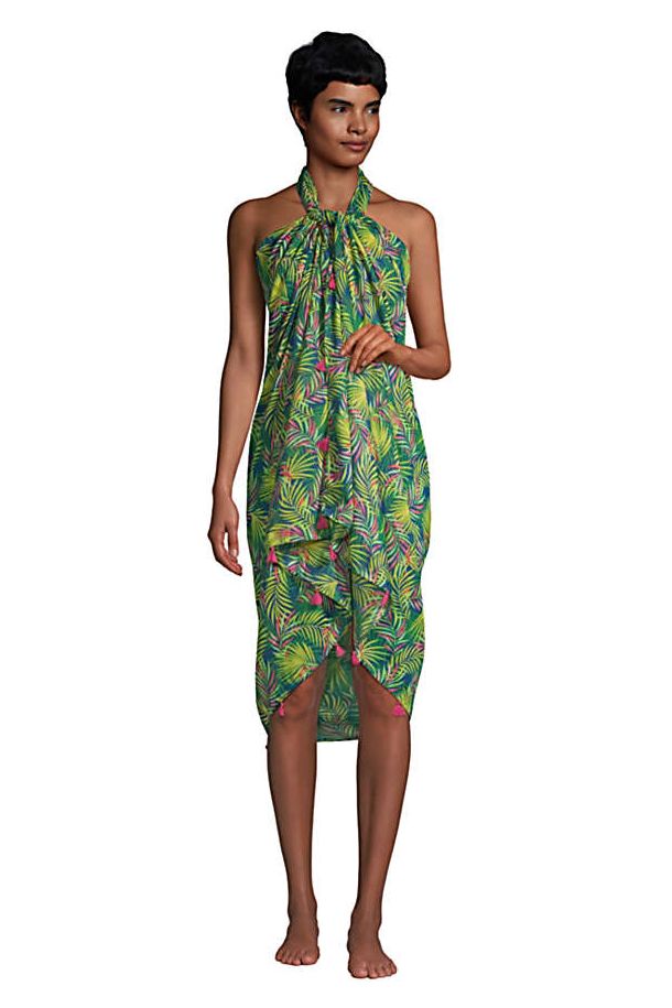 Women's Tasseled Sarong Cover-Up Scarf
