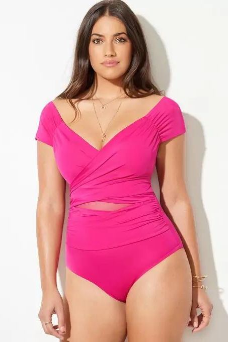 Swimsuit With Bust Support And Tummy Control