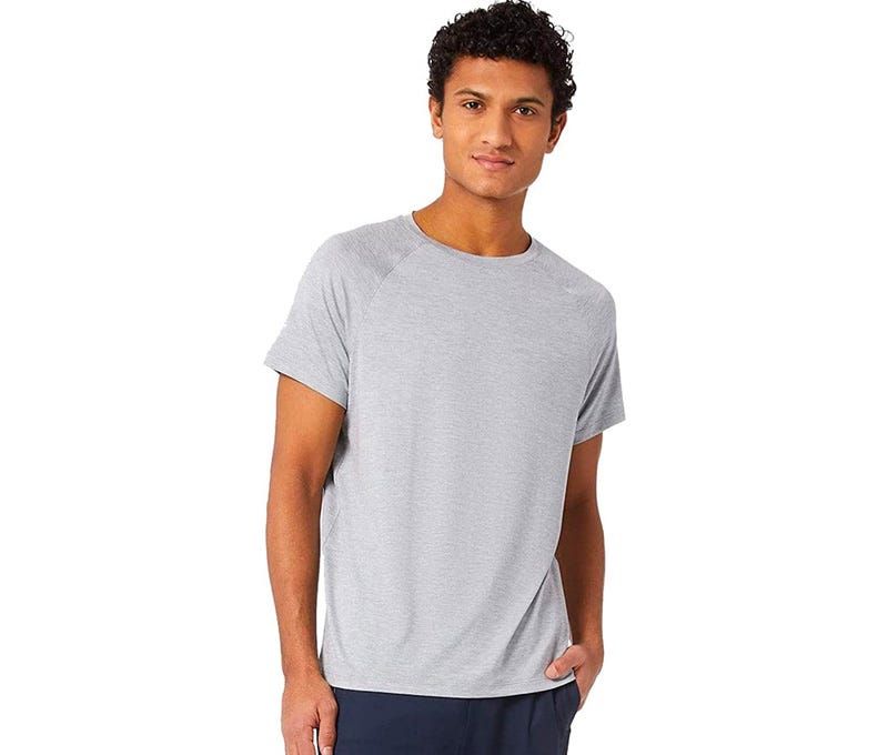 Higher State Mens Seamfree Running T Shirt Tee Top Grey Sports Breathable