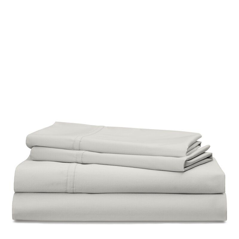 Spencer Solid 475 Thread Count Cotton Sheet Set