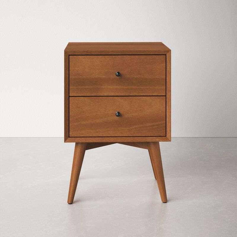 Williams 2-Drawer Solid Wood Nightstand