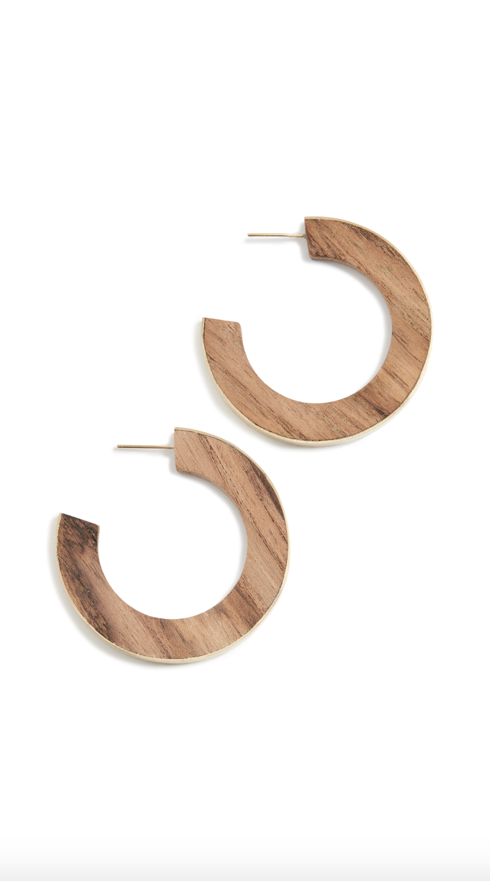 Gilded Wood Paddle Hoops