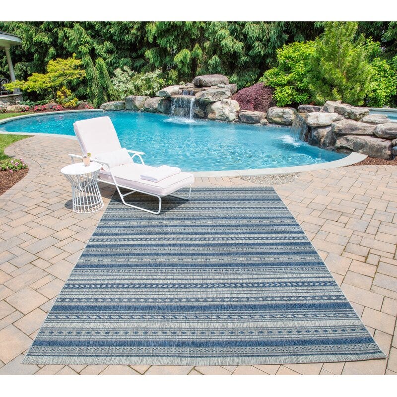 Tuscany Striped Indoor / Outdoor Area Rug