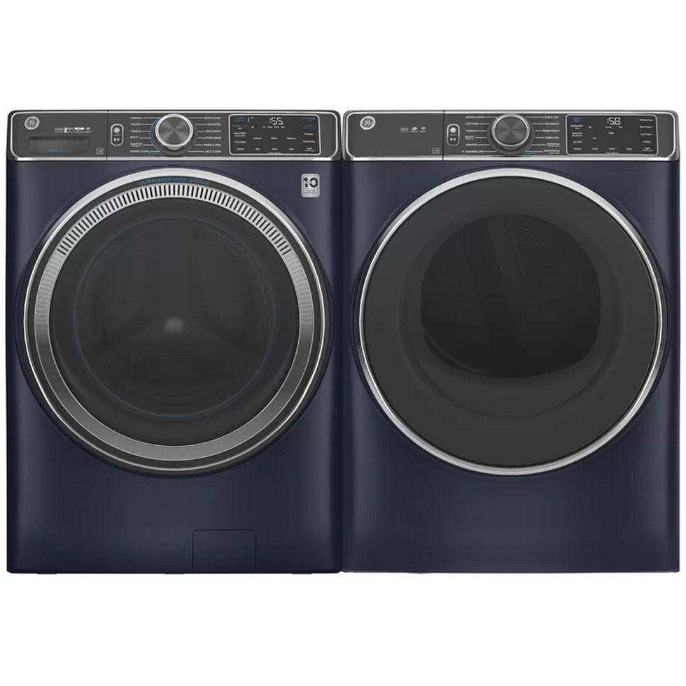 GE Smart Front Load Washer & Electric Dryer