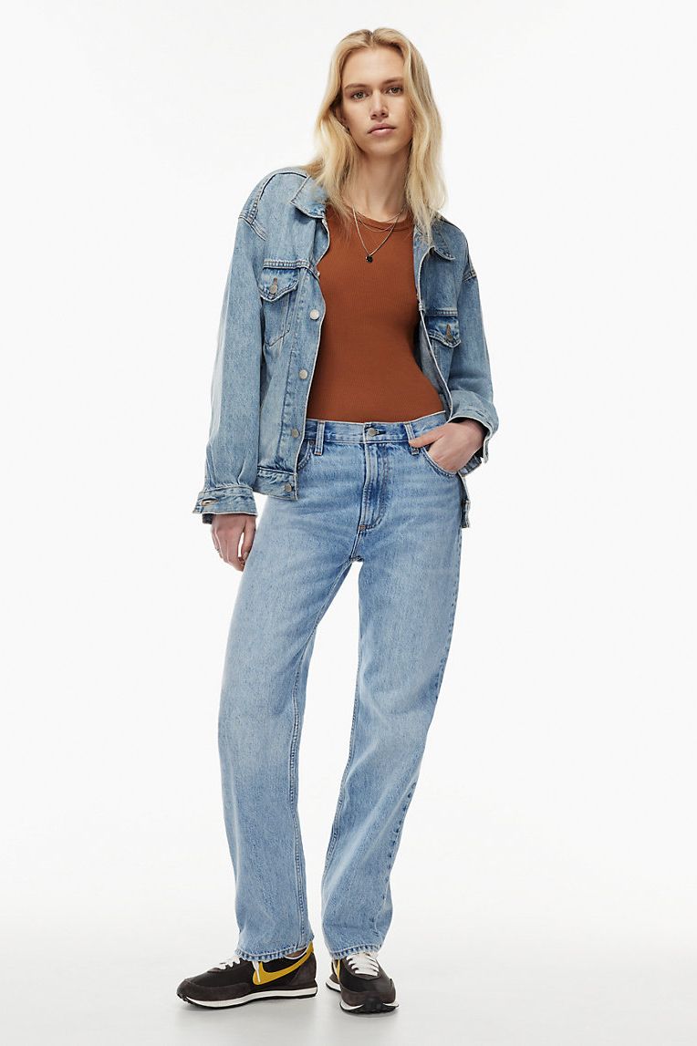 Denim Forum THE '90S LO-RISE BAGGY WIDE JEAN