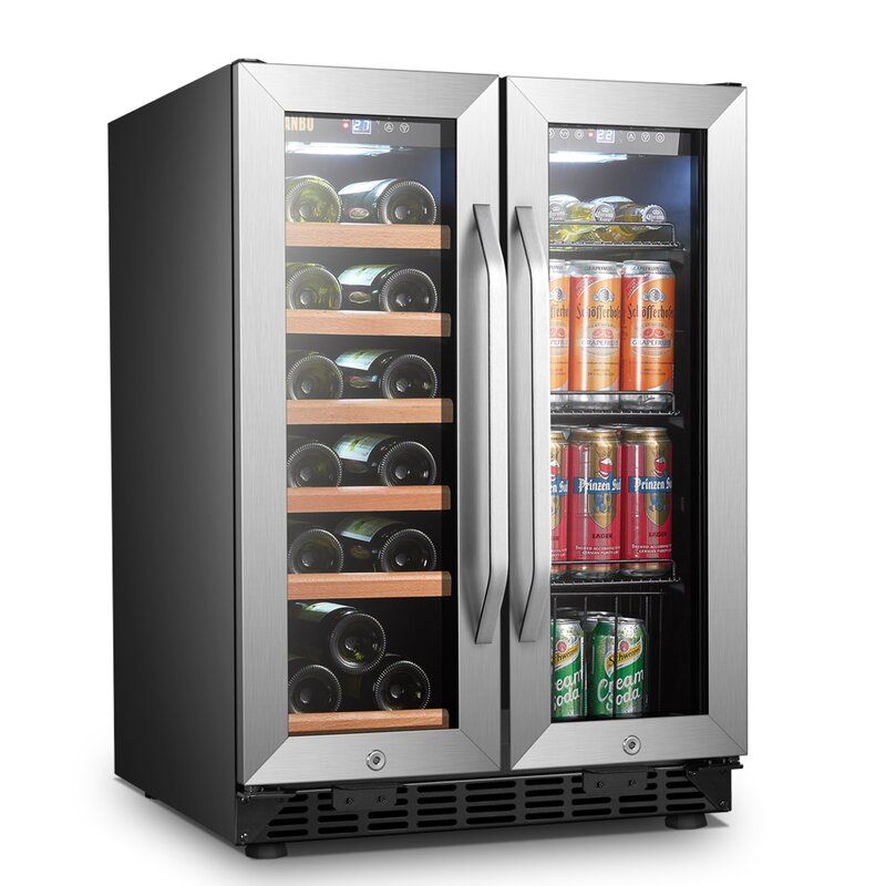 Dual Zone Freestanding Beverage Refrigerator
