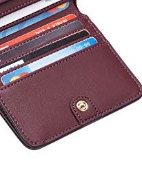 Small Compact Leather Pocket Wallet 