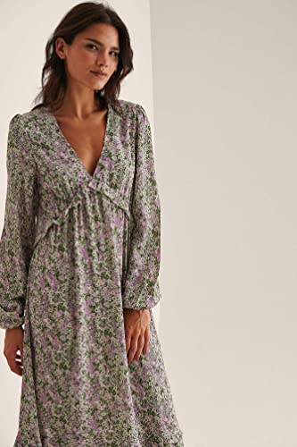 Maxi vestido de flores