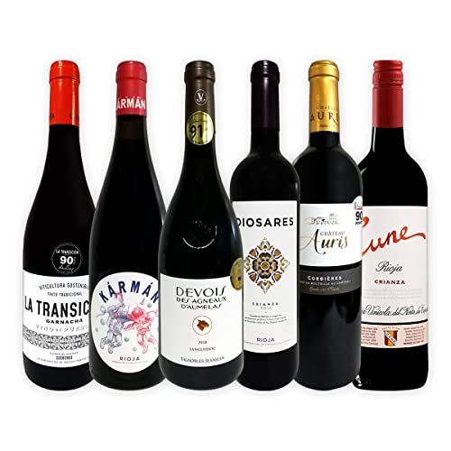 赤ワイン セット 6本 フルボディ パーカーポイント90点以上 フランス イタリア スペイン 輸入ワイン 飲み比べワインセット