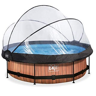 Piscina desmontable con anillo hinchable y cubierta Piscina desmontable con anillo hinchable y cubierta
