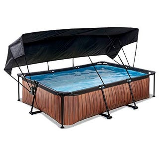 Piscina desmontable con bomba de filtro y toldo Piscina desmontable con bomba de filtro y toldo